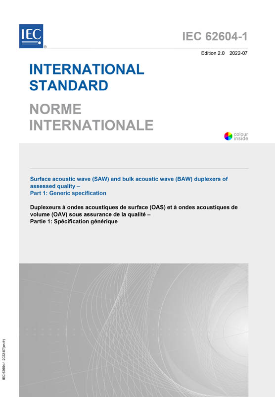 Cover IEC 62604-1:2022